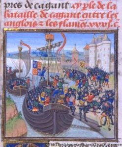 Battle of Cadsand  (credit bibliotheque nationale de france)