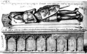 image of tomb of Louis, Count of Nevers (credit to getty images)