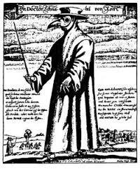 Contemporary depiction of a plague doctor