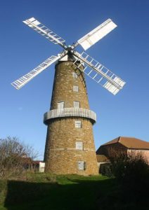 Whissendine Windmill. Lovingly renovated, and complete with new sails, there has been a mill on this site for many hundreds of years.