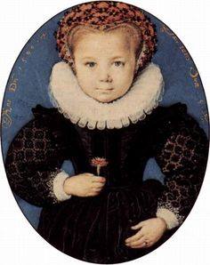 Portrait, claimed to be that of Anne Askew as a child. (Unknown)