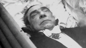 Lugosi's funeral in 1956 at age 73