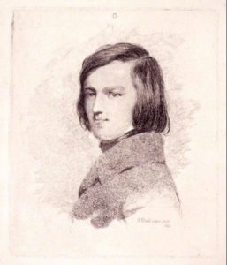 Richard Dadd as a young man, roughly around the time of his trip/breakdown