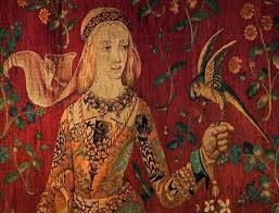 Detail from the Lady and the Unicorn Tapestries