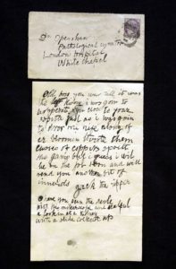 Alleged letter from Jack the Ripper