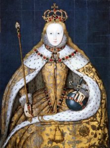 Elizabeth I in coronation robes by Unknown- Photo Credit- The National Portrait Gallery