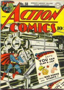 Superman cover with "slap a jap"- photo credit- Google Images 