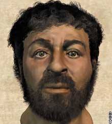 Reconstruction of Jesus' face by forensic scientists. Photo credit- www.popularmechanics.com