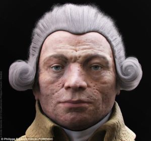 Death mask of Maximilien Robespierre