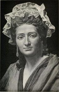 Portrait of Madame Tussaud at age 42