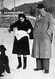 Chanel with Nazi intelligence officer Dincklage, Switzerland 1951