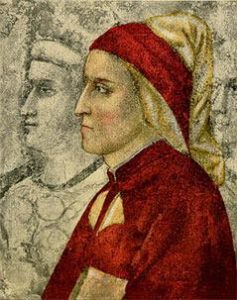 Painted just before his exile, this is thought to be the oldest known depiction of Dante Alighieri, attributed to Giotto di Bondone