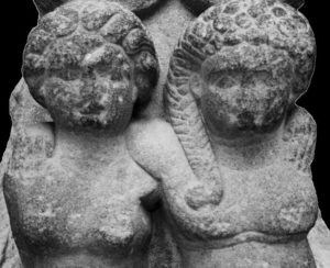 Sculpture of Alexander Helios and Cleopatra Selene at Dendra Photo Credit - Google Images