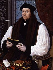 Thomas Cranmer Photo Credit- National Portrait Gallery