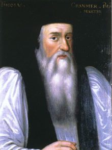 Thomas Cranmer after Henry VIII's death. His beard symbolized morning for the old King. Photo Credit- Chris Skidmore
