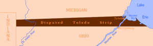 Map showing the Toledo Strip- Photo Credit- Google Images.