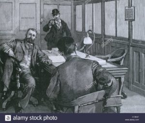Henry Clay Frick, board chairman of U.S. Steel, was shot and stabbed by Anarchist Photo Credit- alamy.com