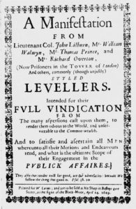 Leveller manifesto, 1649. www.diggers.org