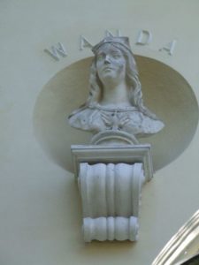 Queen Wanda's bust in the Krasiński's Palace, Ursynów.